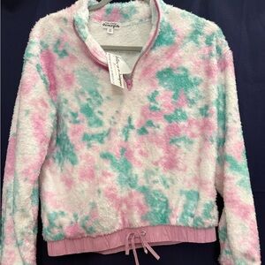 NWT Ten Sixty Sherman Girls Sherpa Fleece Pullover Juniors XL Pastel Cozy